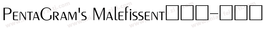 PentaGram's Malefissent转换器字体转换
